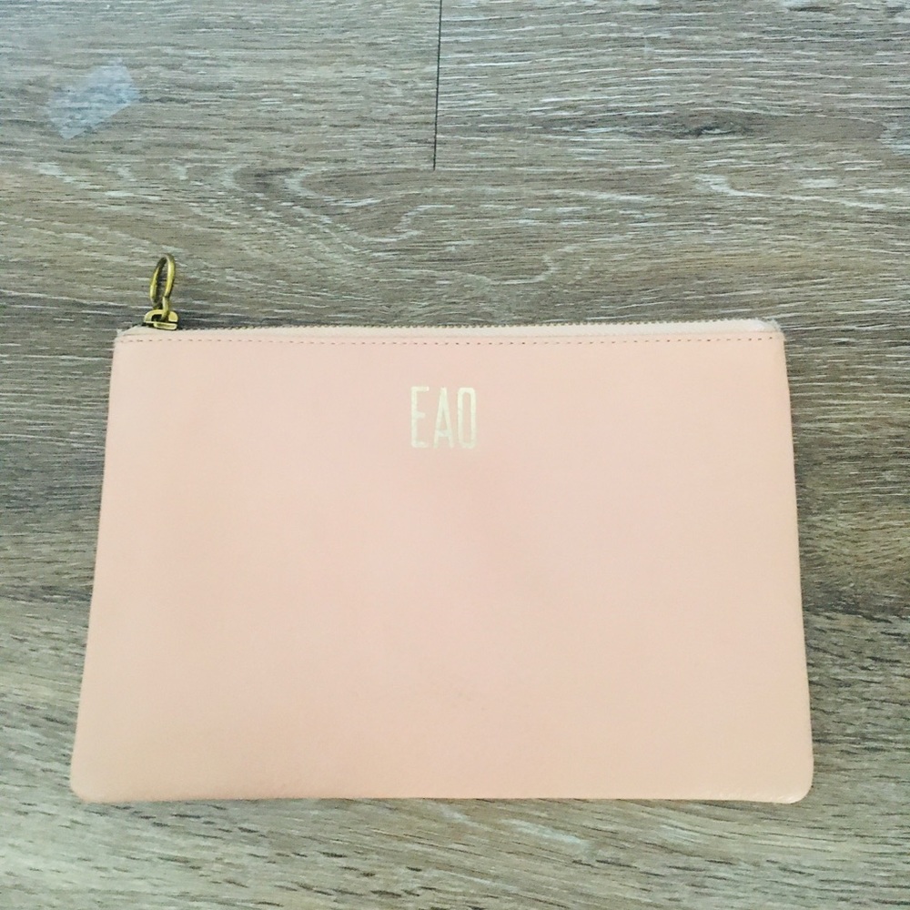 MADEWELL pink wallet clutch